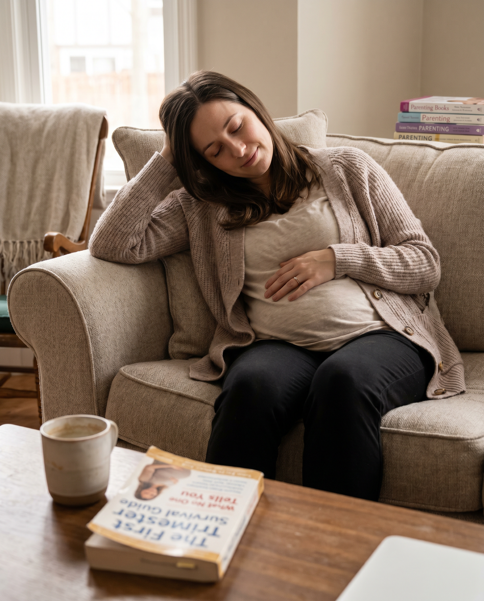 What to Expect in the First Trimester: Emotional & Physical Changes - maternity portrait