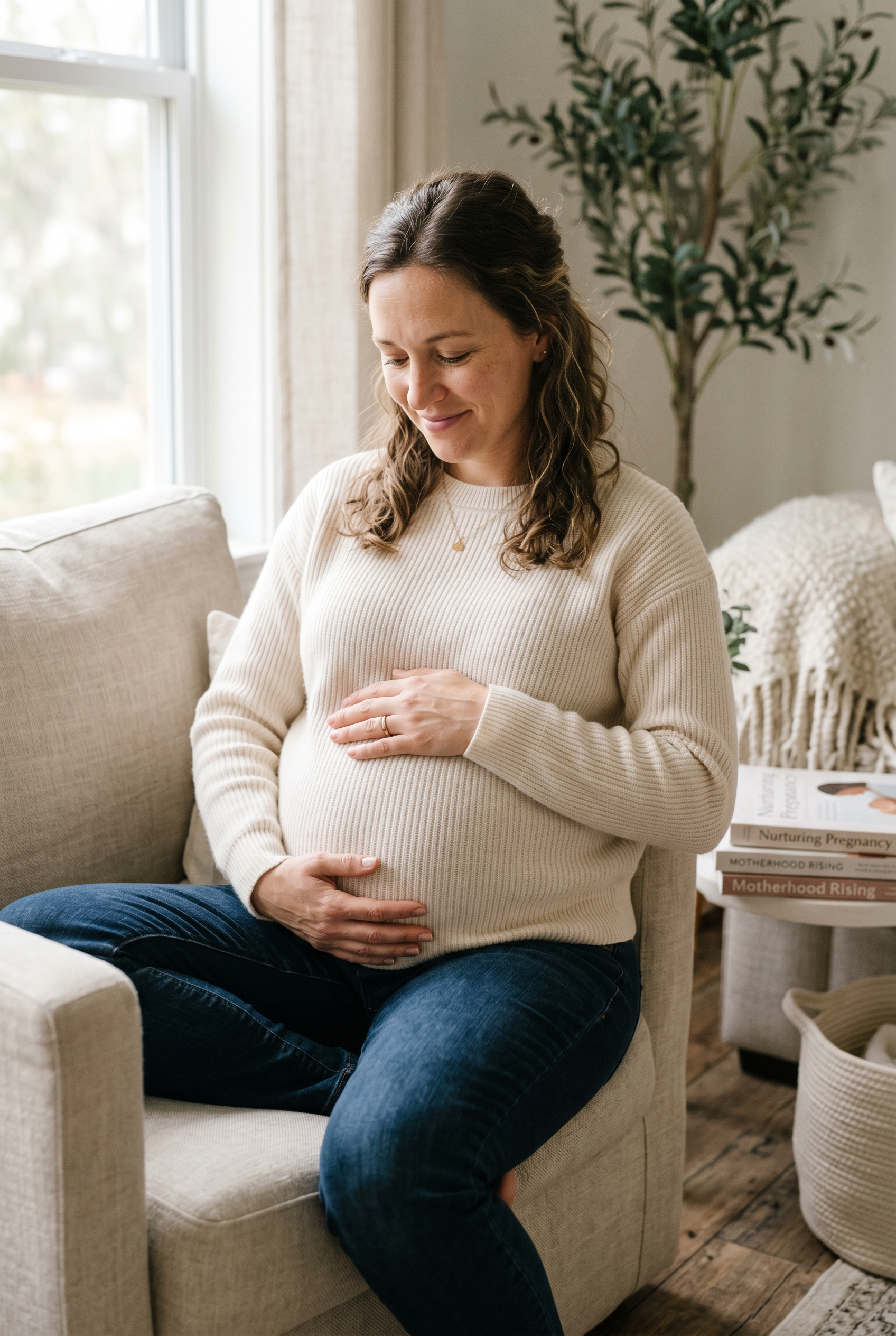 Pinterest guide for first trimester body changes and how to feel confident - MetroWest maternity photography