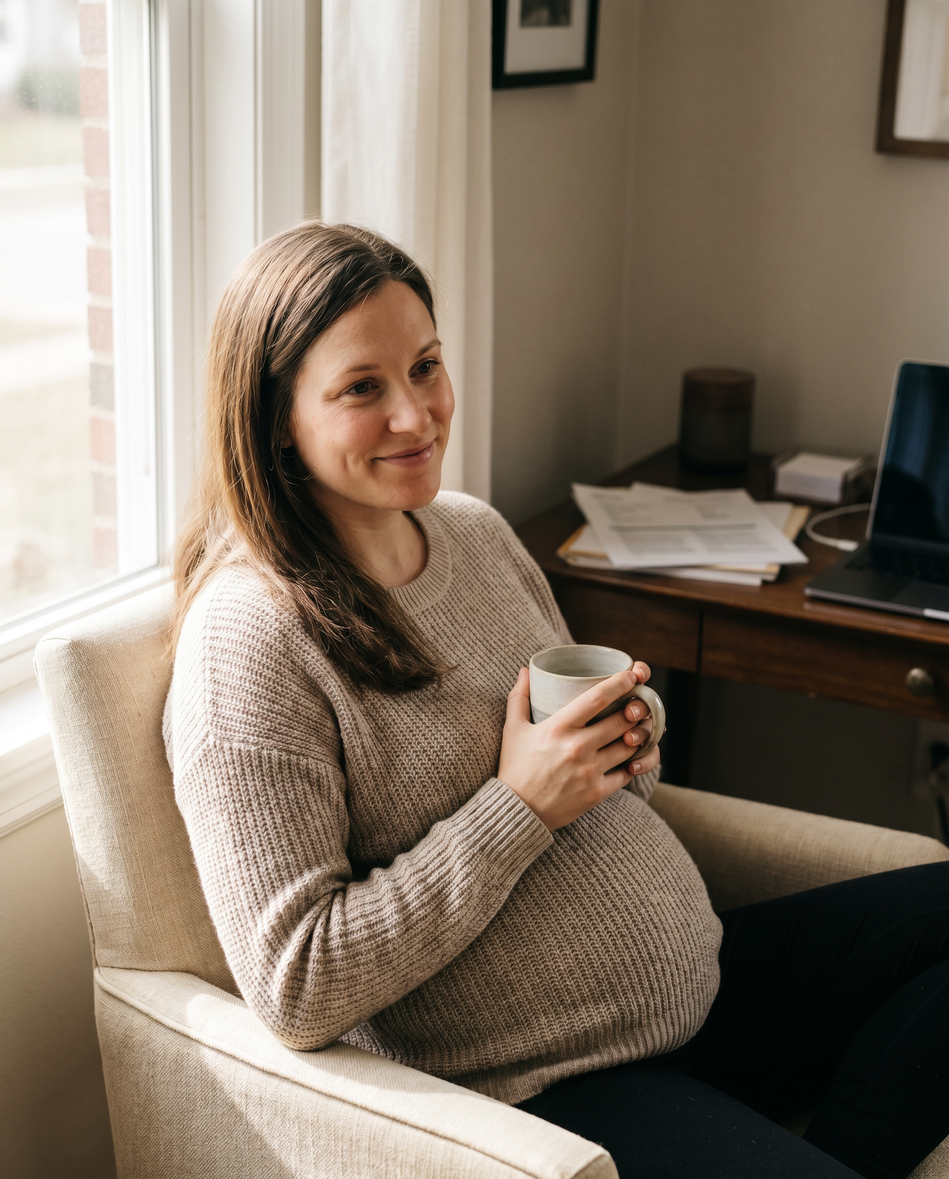 Is It Too Early for Maternity Photos? First Trimester Truths - maternity portrait