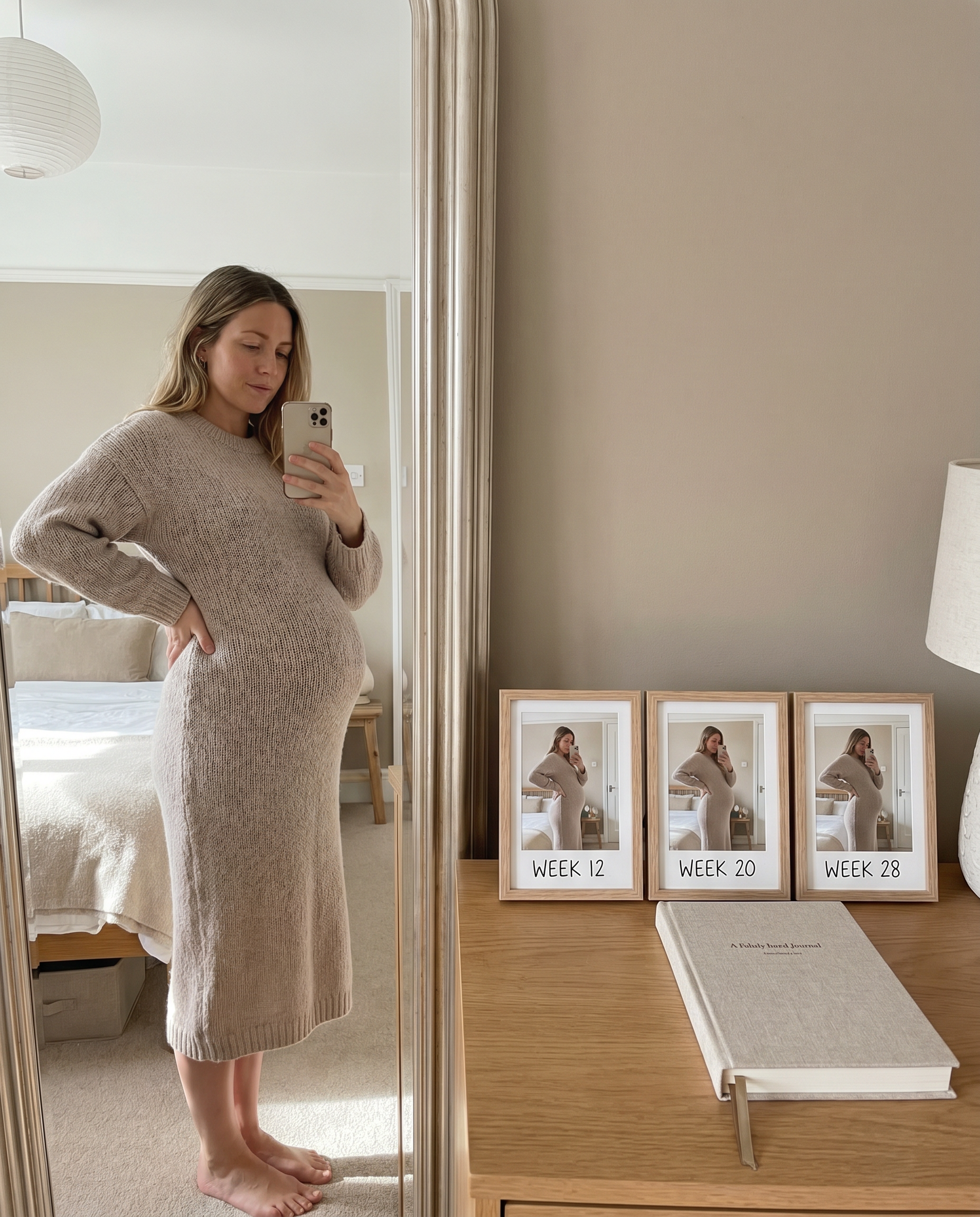 How Your Pregnancy Story Changes Each Trimester - maternity portrait