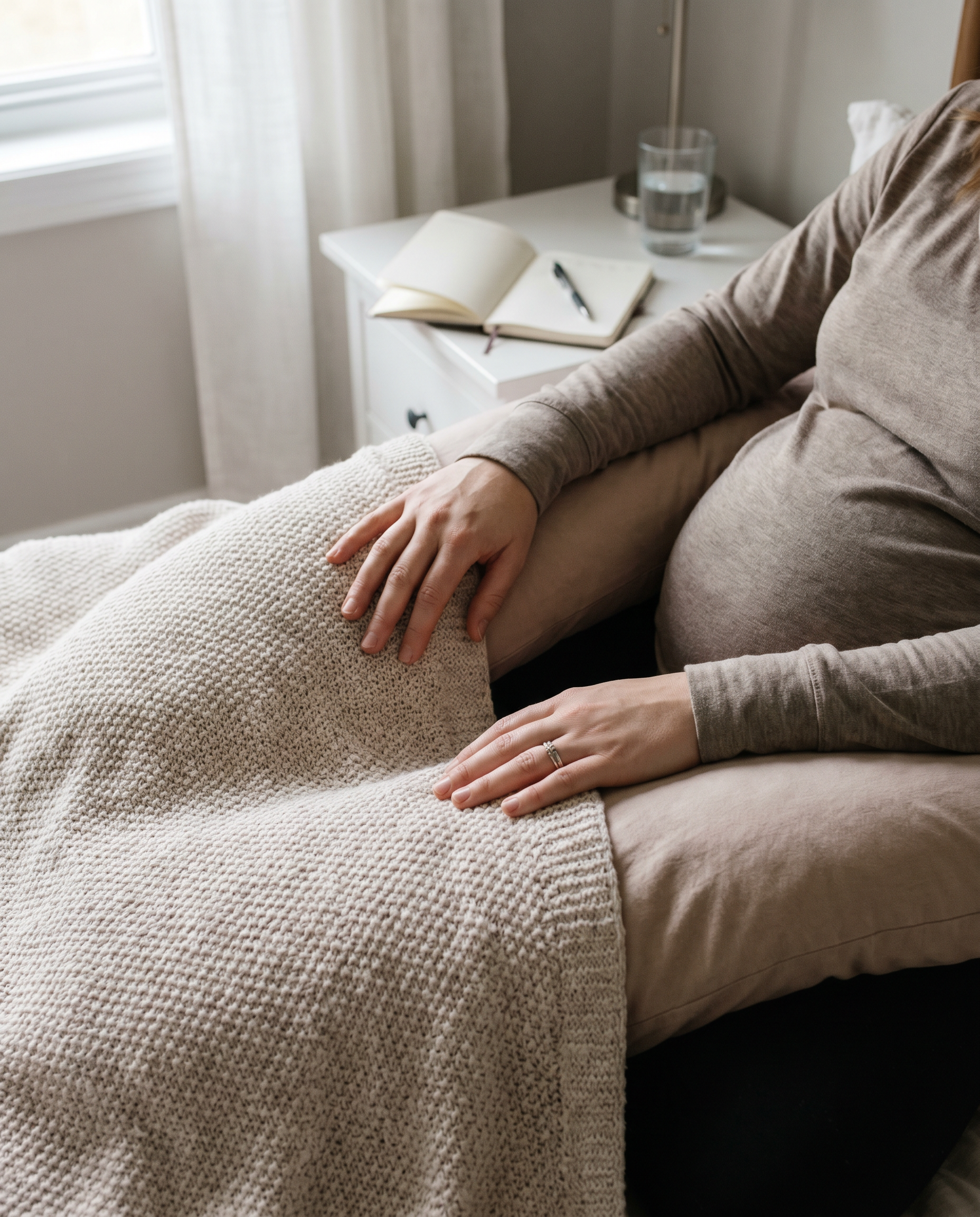 Why Pregnancy Can Feel Lonely (And Why That’s Normal) - maternity portrait