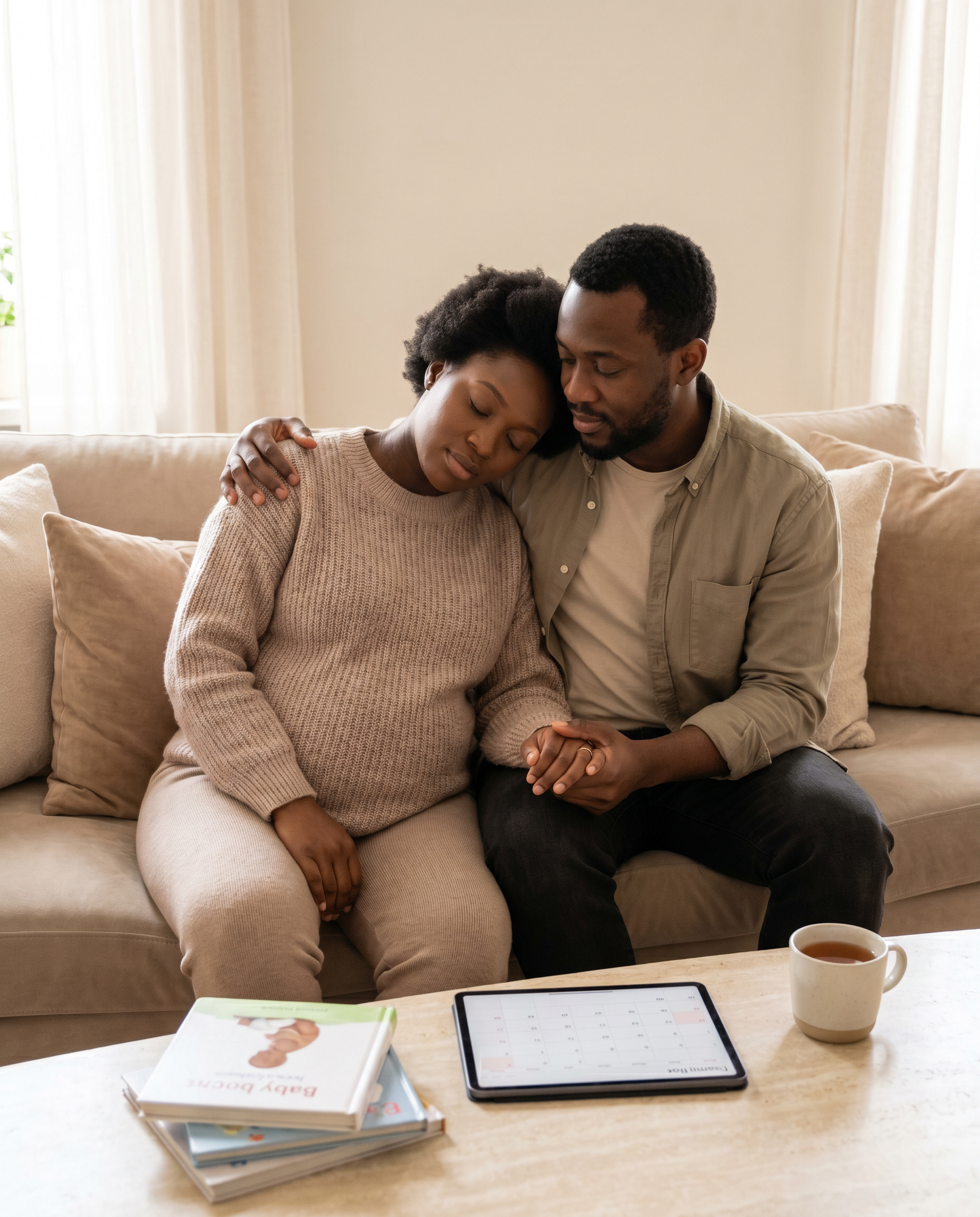 How Slowing Down During Pregnancy Is a Form of Strength - maternity portrait