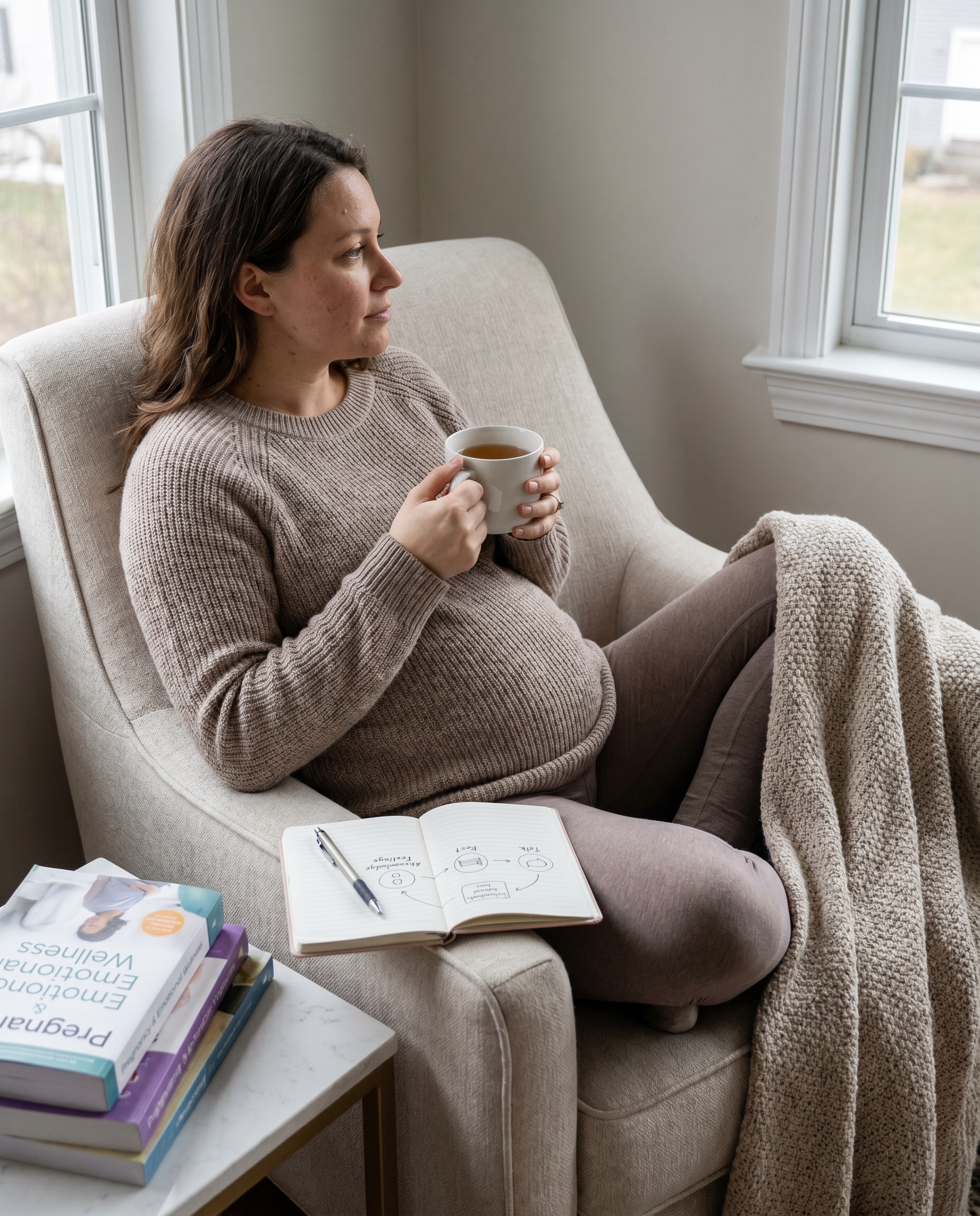 Why Feeling Emotional During Pregnancy Is a Sign of Growth - maternity portrait
