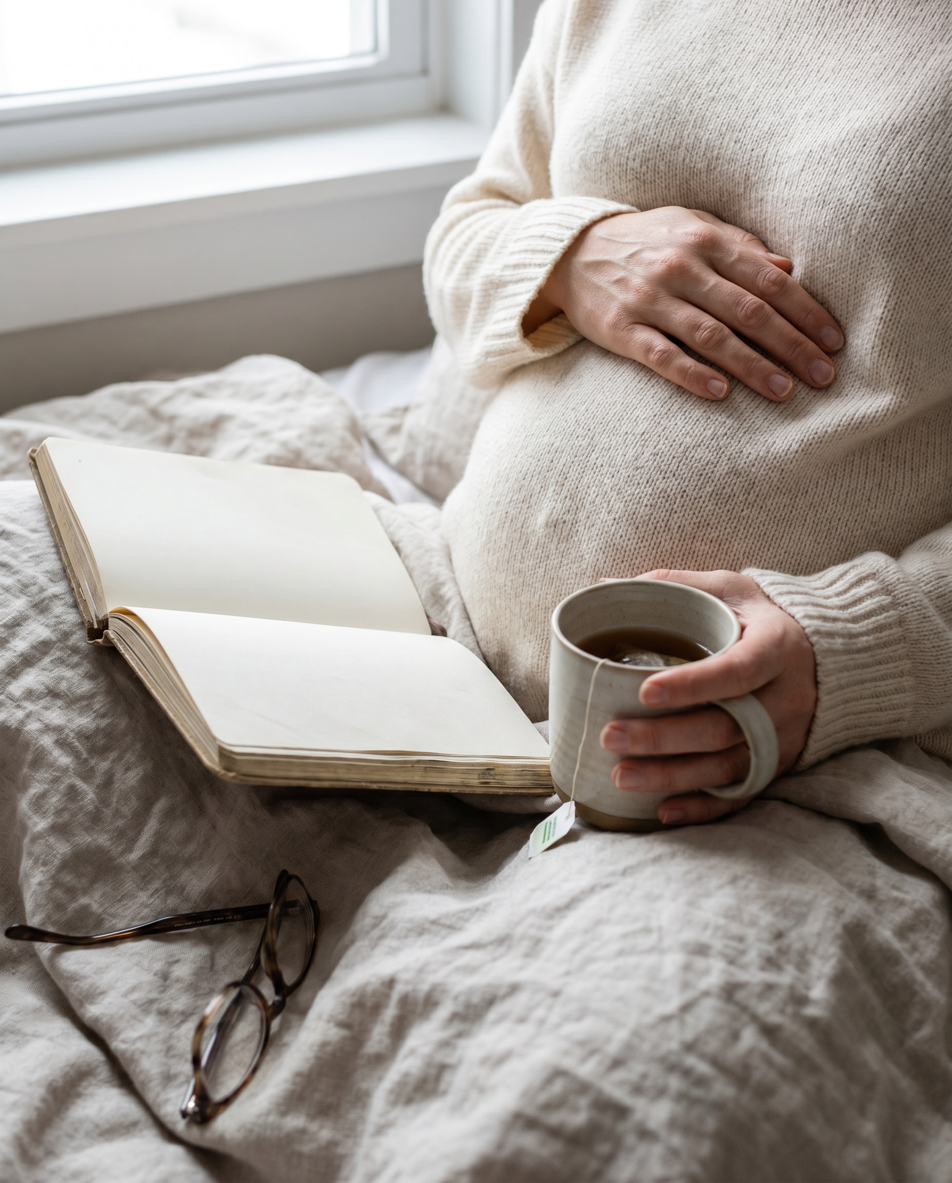 Honoring Your Pregnancy Journey Without Comparison - maternity portrait