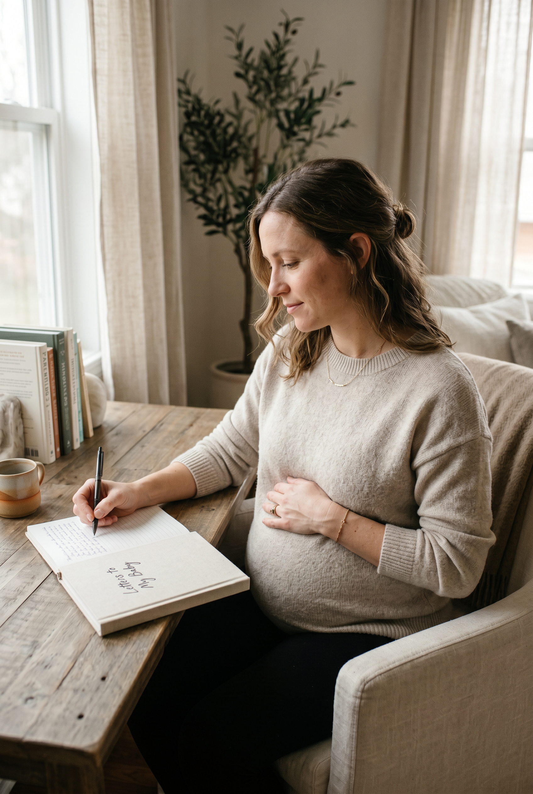 Pinterest guide for honoring your pregnancy journey without comparison - MetroWest maternity photography
