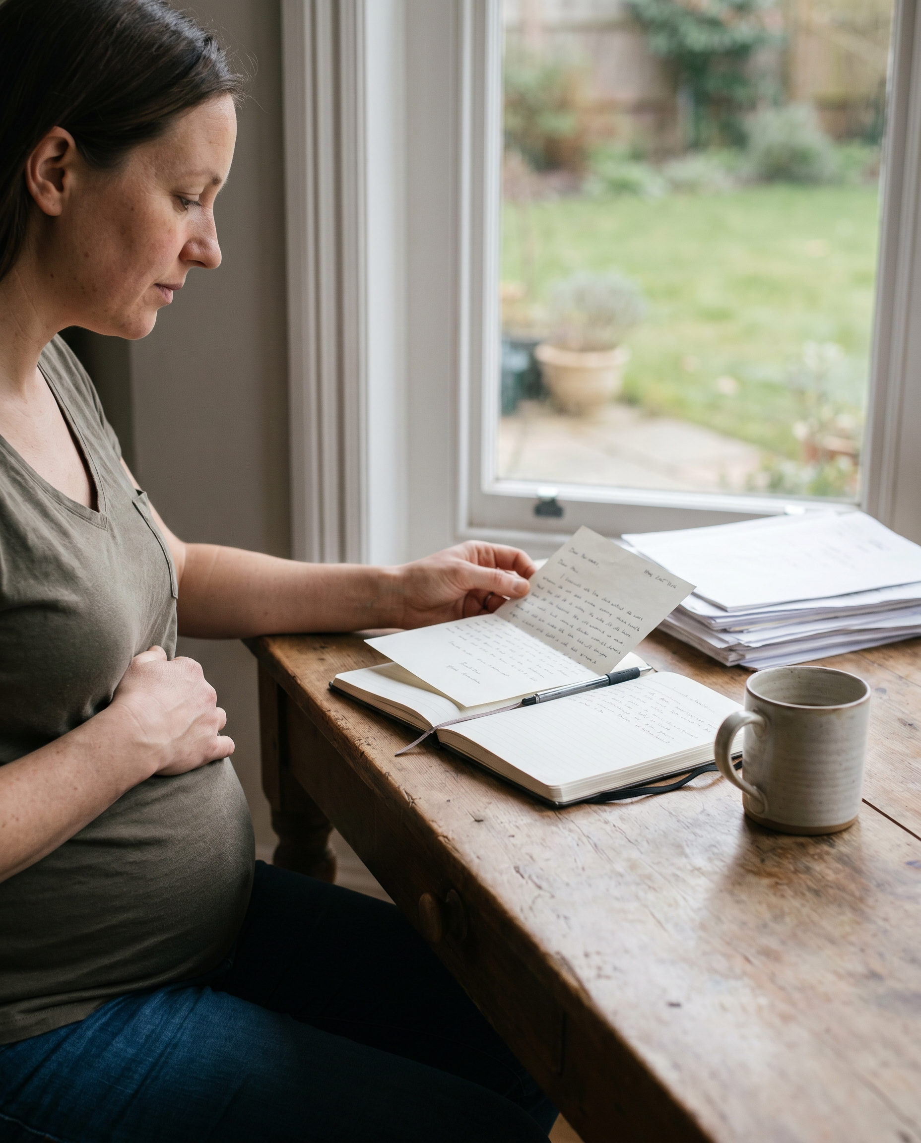 Creating Space to Feel Seen During Pregnancy - maternity portrait