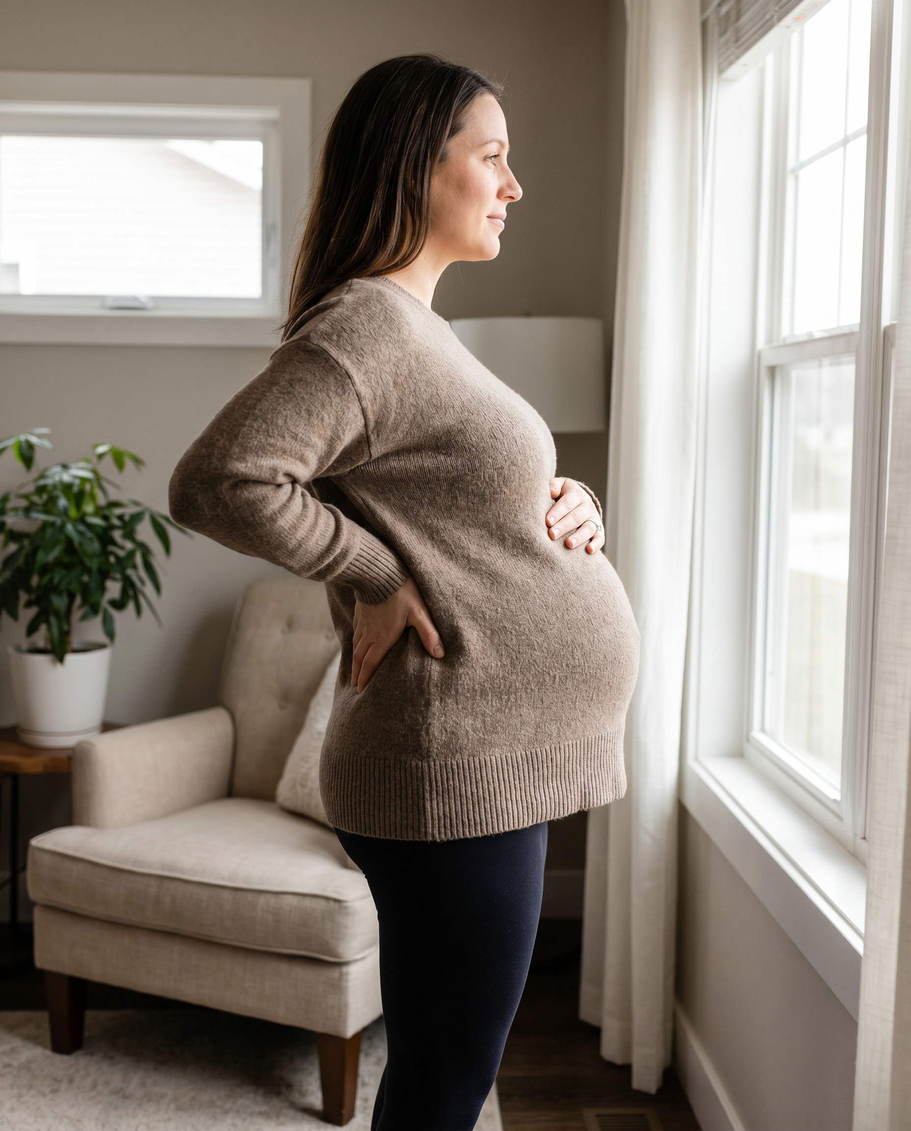 Feeling Camera-Shy While Pregnant? You’re Not Alone - maternity portrait